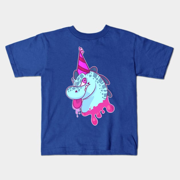 Bloody Mythic Dragon Kids T-Shirt by Martianworks